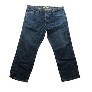 Lee Mens Jeans Size 42x29 Blue Denim Straight Leg Regular Fit Classic Casual